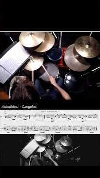 "Autodidact" for drumset and audio on score follow Tuesday. PDFs and prints Www.caseycangelosi.com
