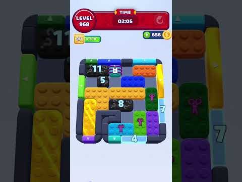 Color Block Jam Level 968 Walkthrough (No Boosters)