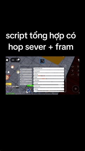Tổng Hợp Script Blox Fruits Có Hop Sever