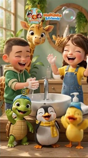 🧼 Cuci Tangan | Lagu Anak Tentang Hidup Bersih dan Sehat | Lagu Anak Indonesia Terbaru 🫧