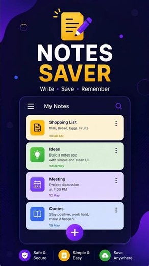 Auto Save Notes App in jQuery #coding #shorts