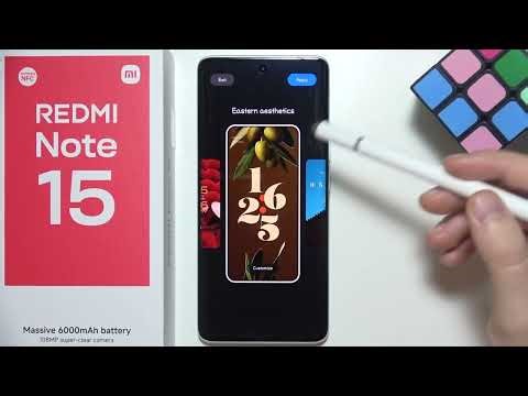 Redmi Note 15: How to Change Size of Clock in Lock Screen