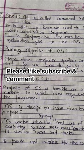 “Operating System Notes for BCA Students | OS Important Questions