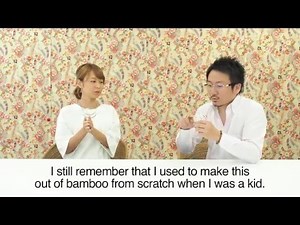 【Japanese souvenir】 Let's play "Take-tombo" (Bamboo-copter) that became one of Doraemon's gadgets!