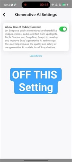 Turn OFF This Snapchat Setting Now!