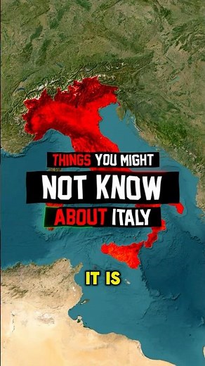 Did You Know In Italy #italy #mediterraneansea #colosseum #europe #bologna #geography #viralmap #map