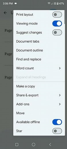 How to delete page on Google Docs mobile #howto #googledoc #mobile