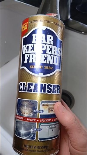 Remove Porcelain Sink Staining #cleaning #clean #kitchen #hack #diy