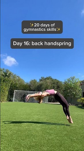 ✨Back handspring tutorial✨ #gymnastics #tumbling #tutorial #backhandspring #cheer