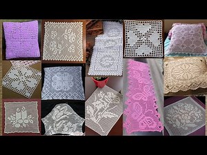 Crochet lace square motifs #crochet #crochetlace#crocheting