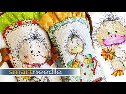 How to do a Crossbody Quilt Pouch Embroidery Designs