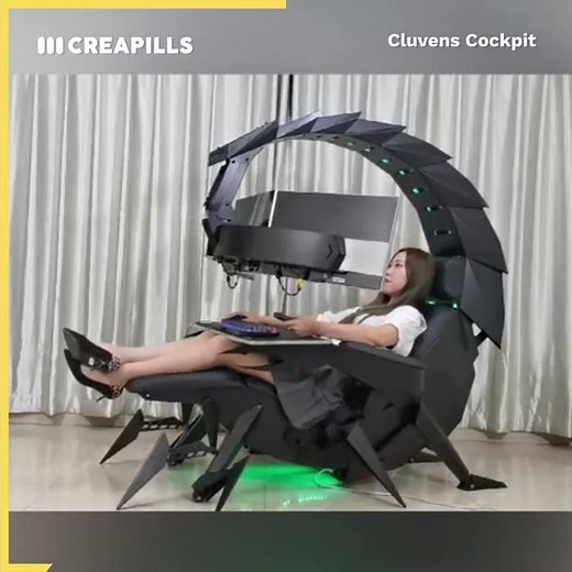 Ce fauteuil scorpion offre une expérience de bureau ultime