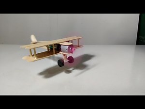 How to Make a Flying Plane With DC Motor