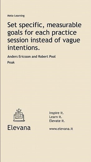 Set specific, measurable goals for each practice session instead of vague intentions.