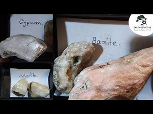 Sulphate Minerals: Barite, Celestite, Gypsum, and Anhydrite | Geology | Earth detective