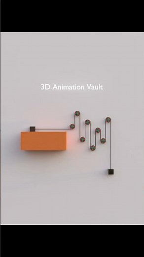 Is anything wrong in this Rope Pully System? #animation #animation3d #3dmodeling