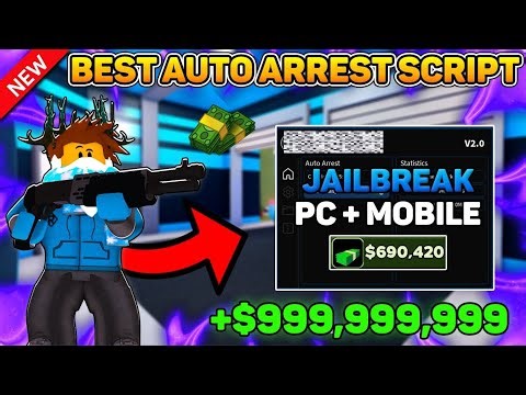 *NO KEY* Free Jailbreak Script (PASTEBIN 2025) (AUTO ARREST , INFINITE MONEY)