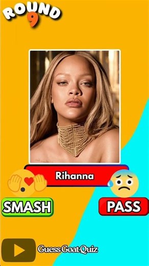 Smash or Pass Rihanna? 🎤 Choose wisely in this fun quiz! #viral #shorts #smashorpass #fun #quiz #hot