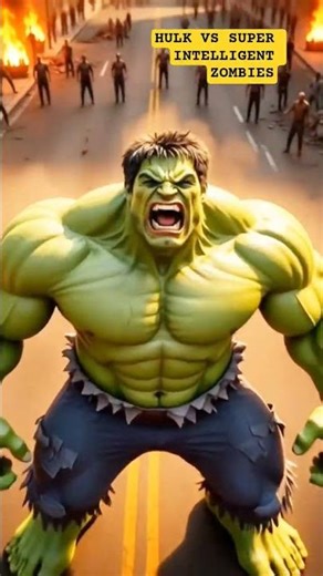 When Zombies Think… Hulk Destroys | Dark Cinematic#youtubeshorts