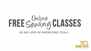 Ready to take your sewing journey to the next level? For a limited time, new and current Baby Lock owners can sign up for a no risk 60-day trial of the Love of Knowledge Membership. For more information and to sign up: babylock.com/60daytrial | Baby Lock USA & Canada