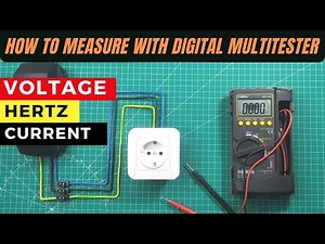 HOW TO MEASURE VOLTAGE, FREQUENCY AND ELECTRIC CURRENT USING A DIGITAL AVO METER