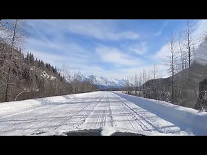 Alaska's Winter Wonderland: Driving the Haines Highway "Out The Road