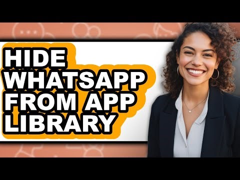 How to Hide Whatsapp from App Library (full Guide)