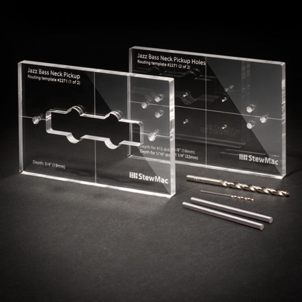Pickup Routing Templates for Jazz Bass