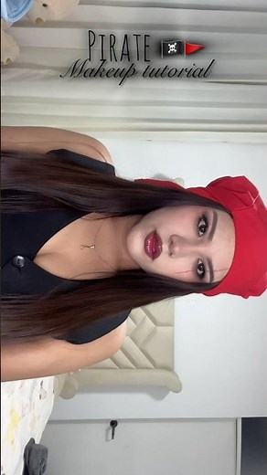 PIRATE MAKEUP🏴‍☠️🚩| Maquillaje sencillo para #halloween de piratas #pirates #halloweenmakeup