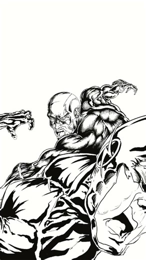 Flash vs reverse flash prints available on my etsy link in bio #tiktok #flash #dccomics #drawing