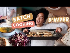 🍎 Cuisine COZY d'Hiver | Prépare Avec Moi Mon BATCH COOKING Pour La Semaine !