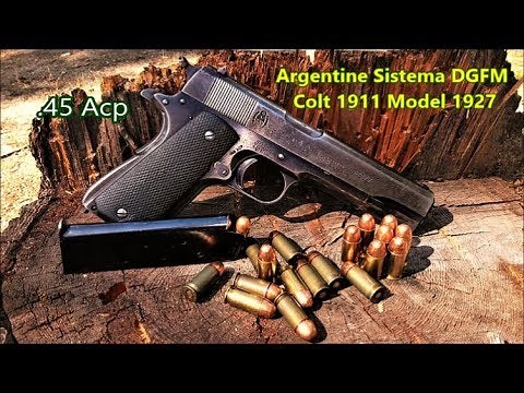 Argentine Sistema DGFM Colt 1911 Model 1927 45 ACP 300 Round Review!