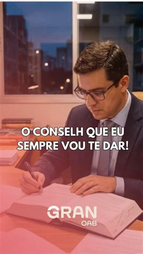 O CONSELHO QUE EU SEMPRE VOU TE DAR! #oab #concursospúblicos #direito