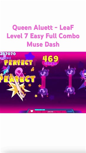 Queen Aluett by LeaF on Muse Dash - Level 7 Easy FULL COMBO!