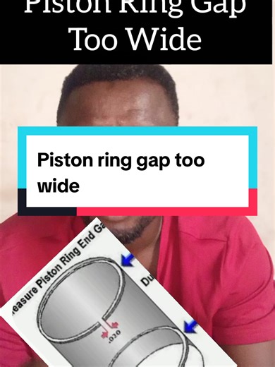 What Happens If Piston Ring Gap Too Wide #enginetips #ringgap #ringsetting