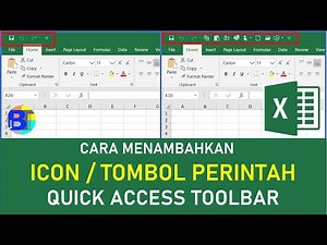 How to Add Command Icons to the Excel Quick Access Toolbar | Learn Excel