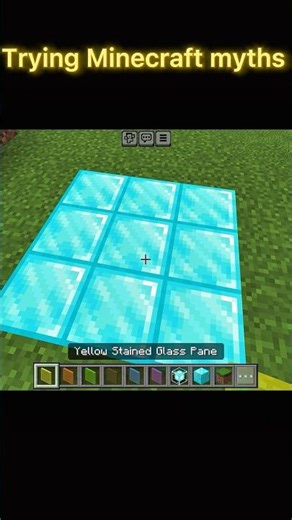 Trying Minecraft myths #minecraft #shorts