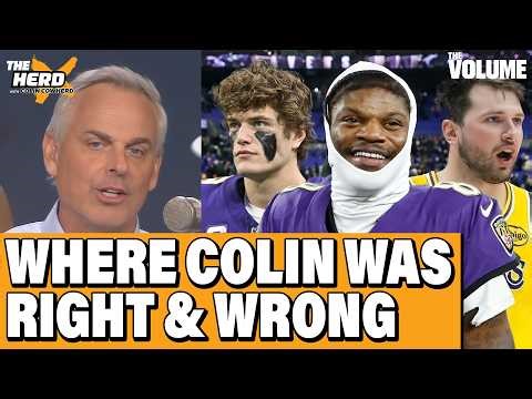 What Colin Cowherd got RIGHT & WRONG: Lakers, Ravens, J.J. McCarthy, NIL, WBC | THE HERD
