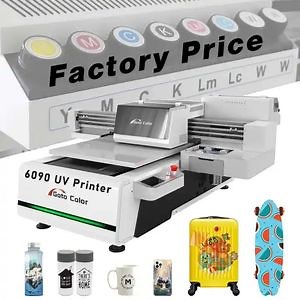 [Hot Item] A1 Model Automatic 3D Printing Machine Desktop ID Card UV Inkjet Printer 6090 UV Printer for Sale