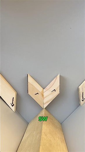 Quick trick to install beautiful trim #creative #woodscraft #woodworking