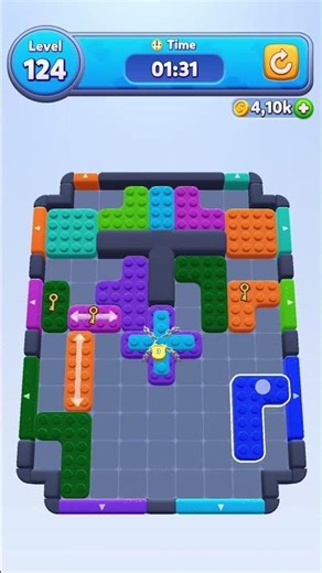 Color Block Jam 124 Solution Walkthrough