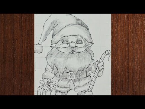 How to draw Santa claus step by step || Easy christmas drawing || Santa claus drawing