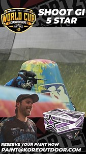 Bring it back - was this a spin? 🌪️ Load up with GI 5-Star and show out at World Cup. Reserve your paint now — paint@koreoutdoor.com | Empire Paintball