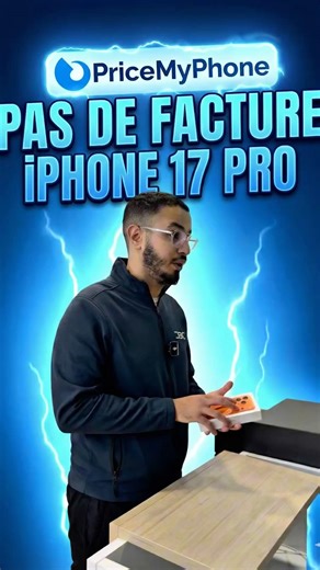 Reprise iPhone 17 Pro sans facture #pricemyphone #rachatmobile #iphone17pro