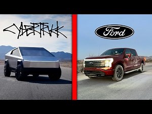 EPIC Showdown: Ford F150 Lightning vs. Tesla Cybertruck! Who Wins?