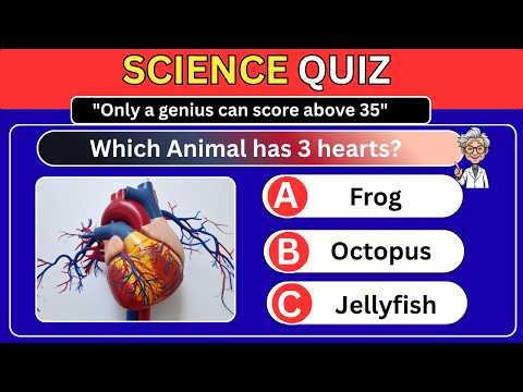 40 Science Quiz Challenge 😱 | 99% People Fail This Test! #quiz #science #sciencequiz