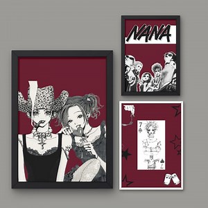 NANA Anime Poster Digital Download| Nana Osaki & Hachi | Printable Japanese Anime Decor - Etsy