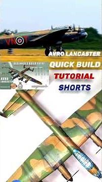 Avro lancaster papermodel. Free instructions. #modelaviation #papercraft #modelairplane