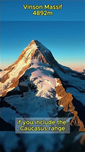 The Seven Summits Ranked: Everest to Australia #mountains #adventure #top #top10 #minecraft #facts