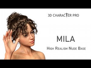 Mila – High-Realism Nude Base Character for iClone & Character Creator